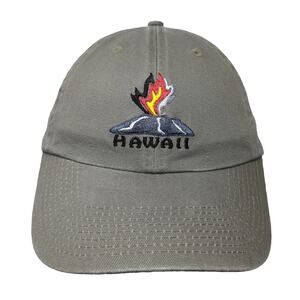 Blue 84 Baseball Cap Green One Size Hawaii Volcano Embroidered Adjustable Hat